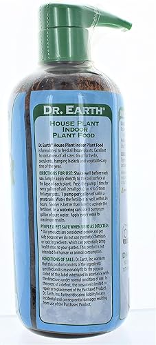 Miniatura 2 de Dr. Earth Organic & Natural Pump & Grow House - Alimento líquido para plantas, 16 onzas, azul