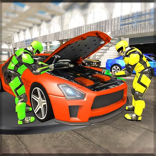 Robot Car Mechanic Workshop Games - Car Games