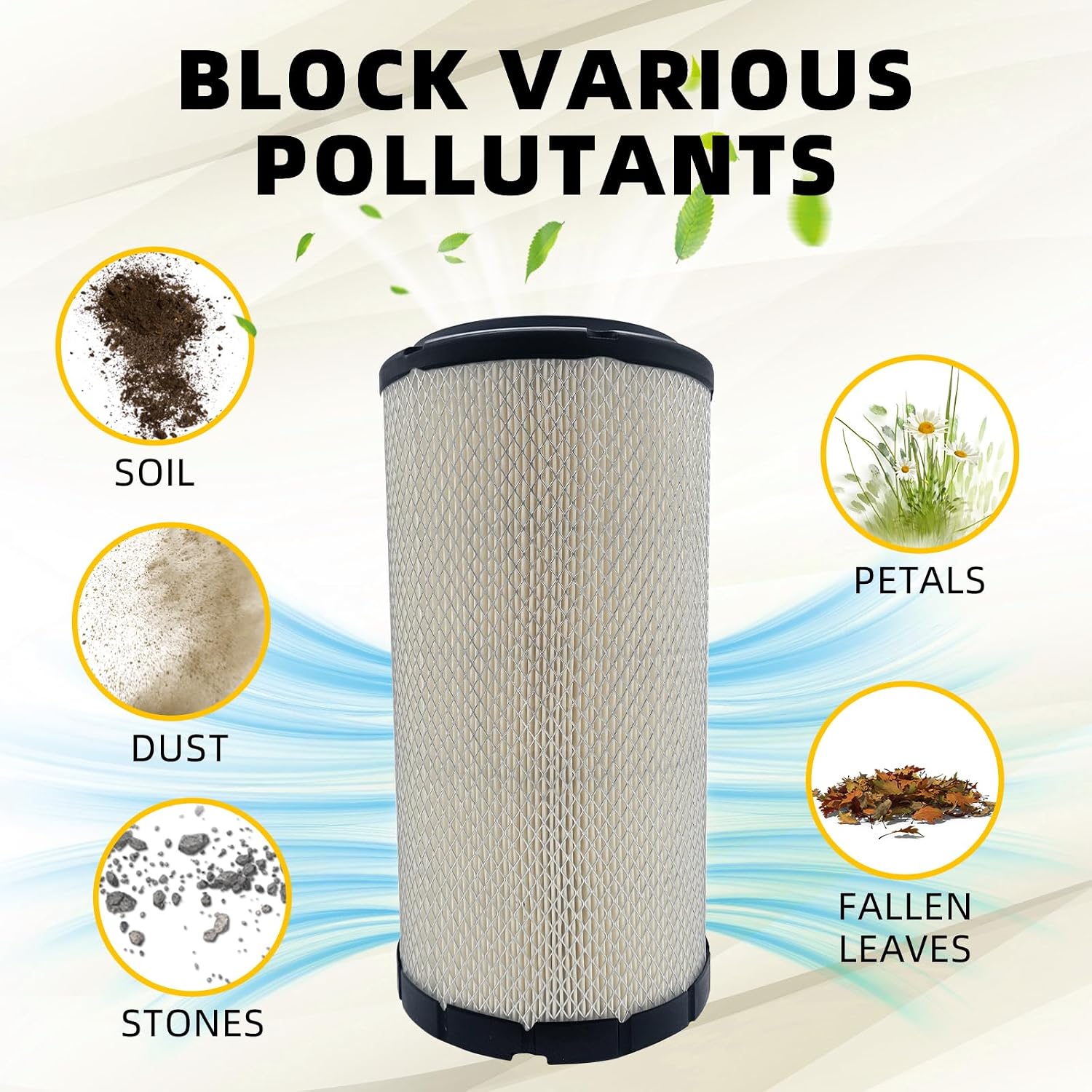0JYA-112000-30001 Air Filter Compatible with CFMOTO 2020-2022 ZFORCE 950 Sport, 2022-2023 ZFORCE 950 HO Sport and ZFORCE 950 HO EX, Replaces 0JYA-112000-30000