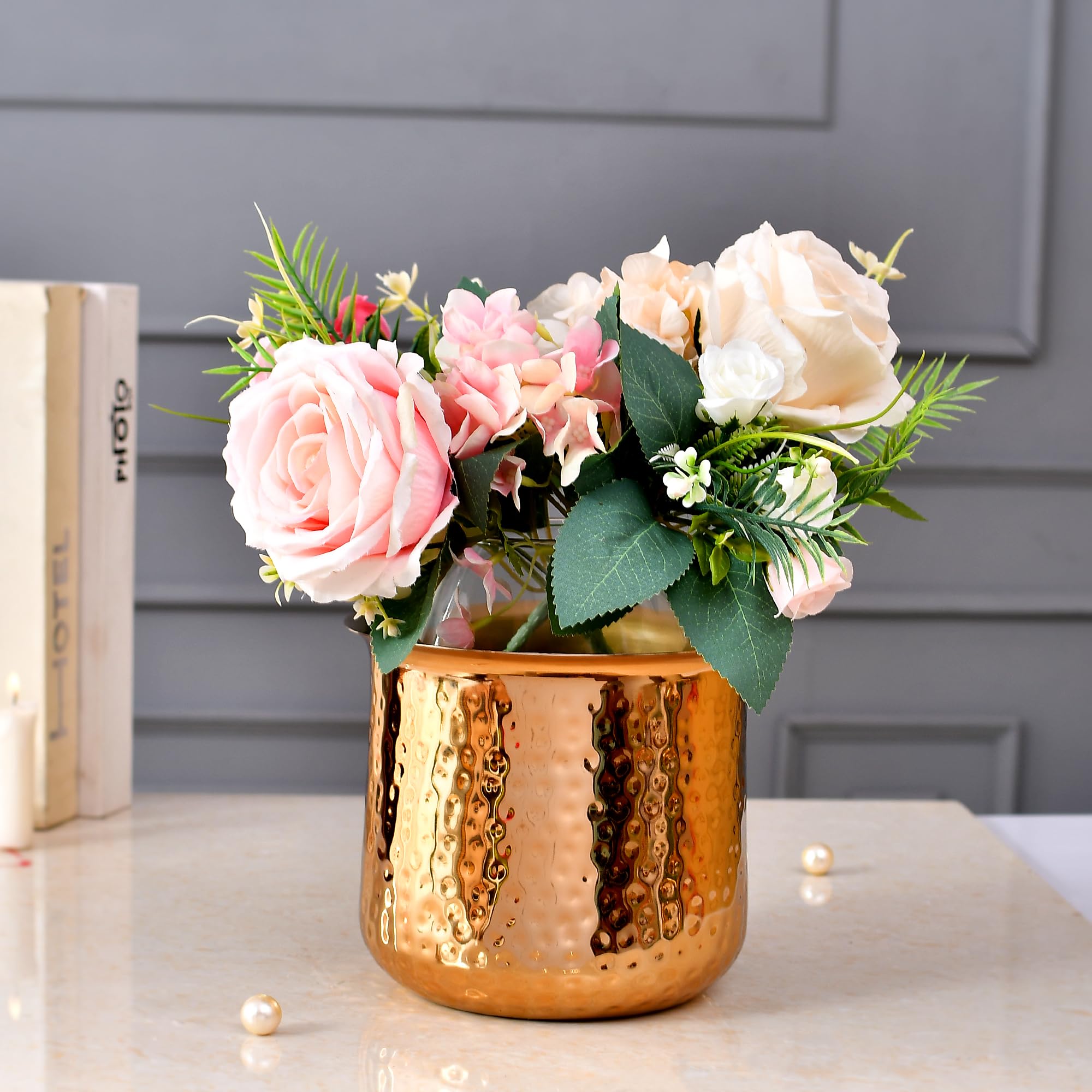 CraftVatika Metal Planter Pots Flower Vase Pots for Indoor Outdoor Plants, Balcony, Gardening, Tabletop, Home, Office Décor (Small) (B0C6KS33R5) Amazon Price History, Amazon Price Tracker