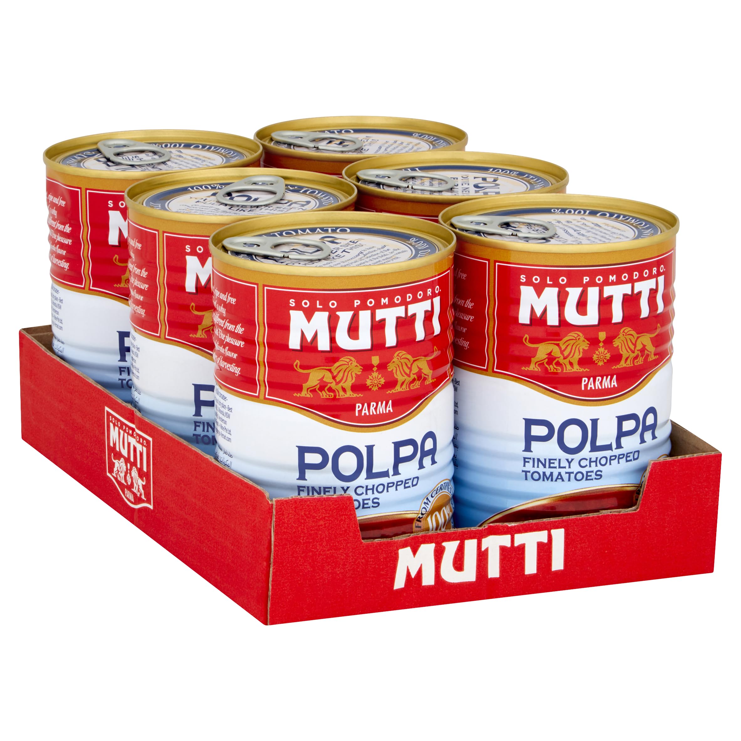 MuttiFinely Chopped Tomatoes 400g (Pack of 6)