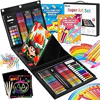 Vista 1 de iBayam Kit de arte, paquete de 251 suministros de arte, kits de dibujo, caja de regalo para artes y manualidades, caja de regalo para niños