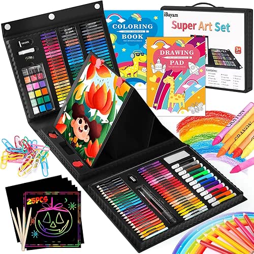 iBayam Art Kit, 251-Pack Art Supplies Drawing Kits, Arts and