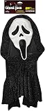 Fun World Officially Licensed 25th Anniversary Ghost Face Mask Costume Accessory, Black, One Size - 2