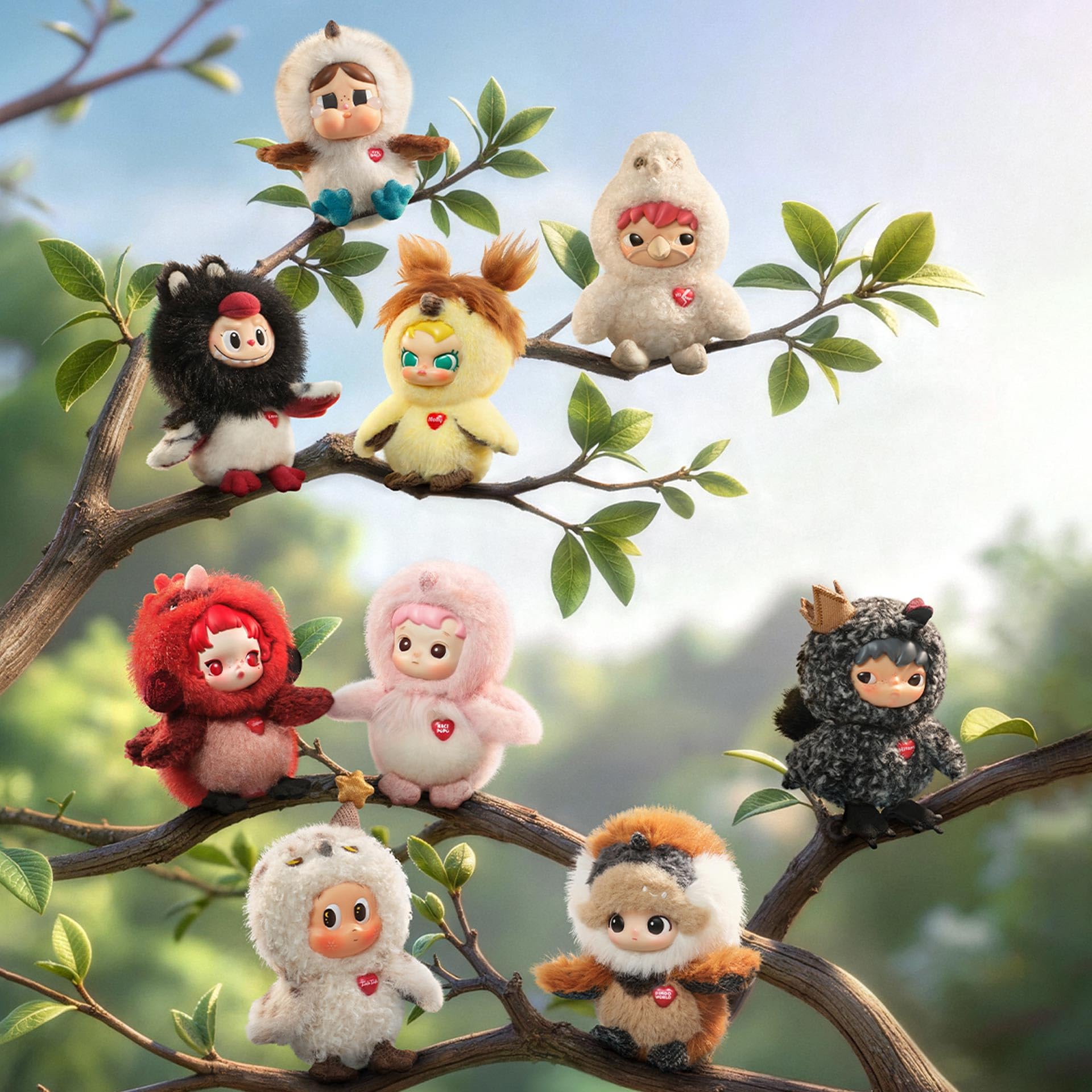 Amazon.com: POP MART Dear Birds Series - Plush Pendant Blind Box