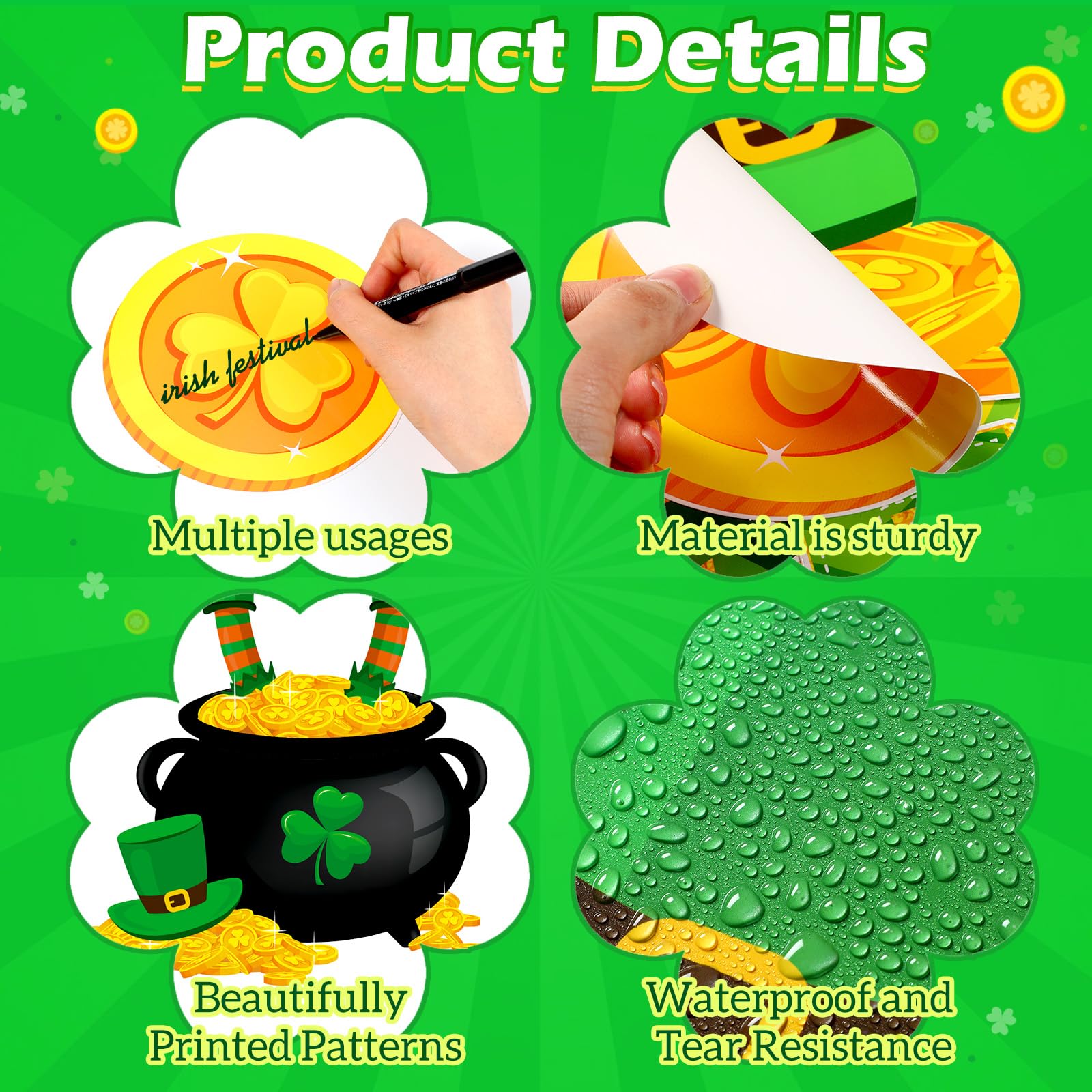 Snapklik.com : Pasimy St Patricks Day Bulletin Board Decoration St ...