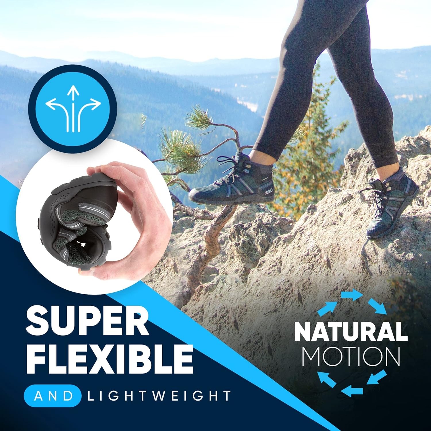 Miniatura 4 de Xero Shoes Women's Xcursion Fusion - Zero Drop, Fully Waterproof Hiking Boot