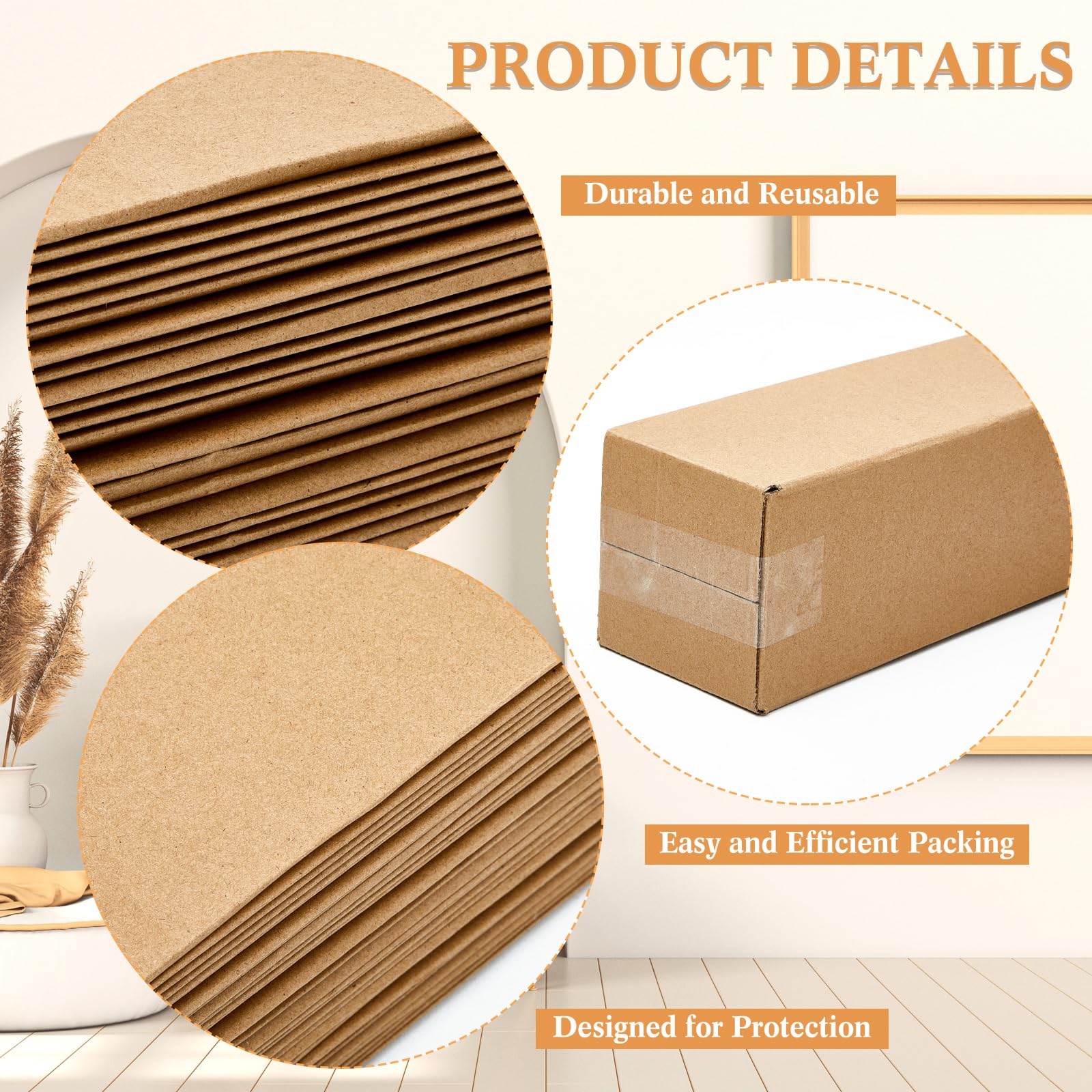 Qilery 5 cajas de envío de palos de golf de 4 x 4 x 40 pulgadas de alto, cajas corrugadas de cartón largo para envío, embalaje, mudanza, correo, hogar o negocio