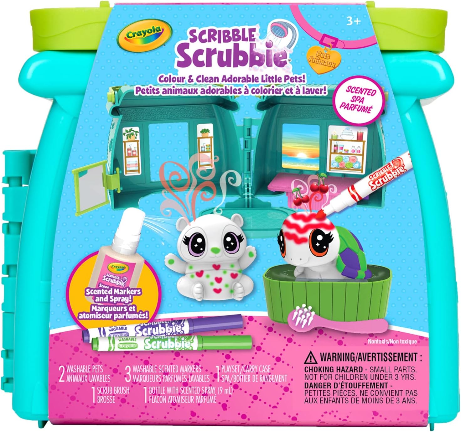 Crayola Scribble Scrubbie Pets Scented Spa Playset