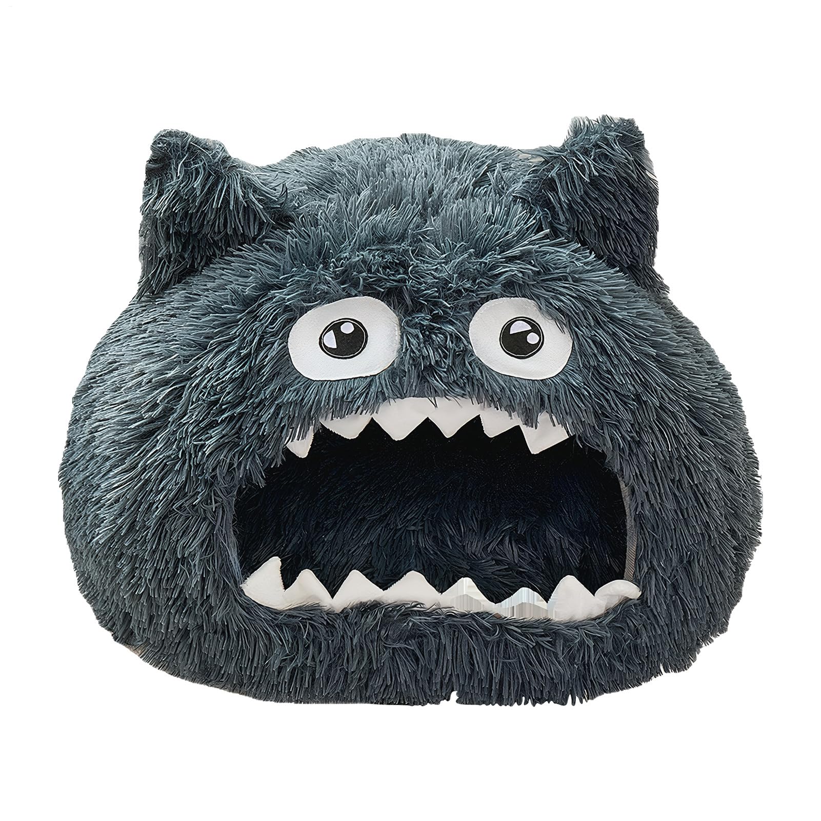 Cama Cueva Para Gatos Casa con Diseño de Abierta | Casa Refugio Para Gatos Lavable Con Cojín Lavable Para Cachorro Gatito Mascota Pequeña Interior Exterior Hogar Invierno