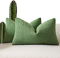 Vista 72 de Foindtower - Juego de 2 fundas decorativas de textura de bucle, fundas de almohada acentuadas, fundas de cojín sólidas, neutrales, para sofá, silla