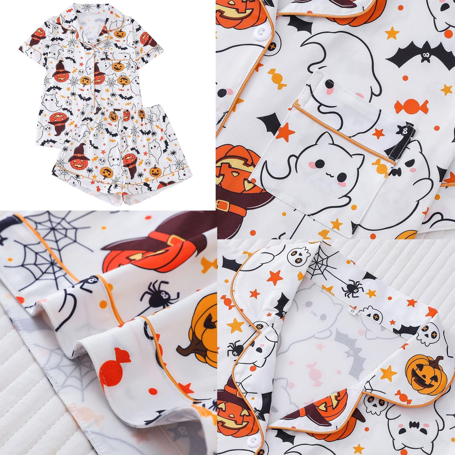 Halloween Pajamas Set for Women Teen Girls - Image 6