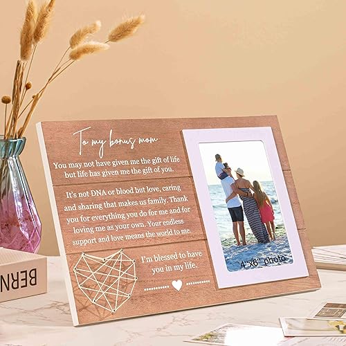 Miniatura 468 de NZY Regalos de aniversario, cumpleaños, San Valentín, Navidad, marco de regalo para novio, novia, marido, esposa, pareja, mejor amigo, único