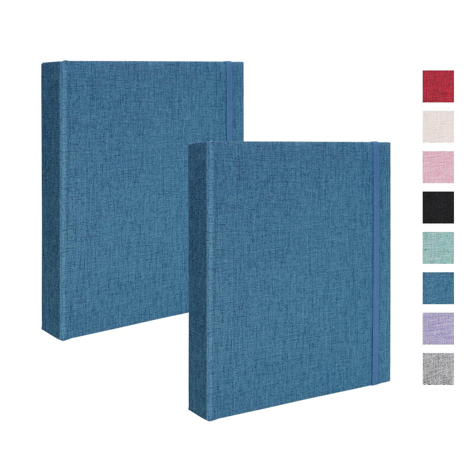 Cherrich Small Polaroid Photo Album 2x3, Pack of 2 Linen Picture Book, Each Mini Album Holds 208 Photos for Fujifilm Instax Mini Polaroid Snap-picture-24
