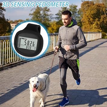 Pedometers for Seniors Accurate Step Distance Calorie Exercise Time Monitor