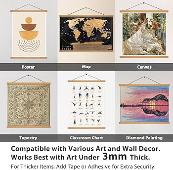 Amazon.com: Magnetic Poster Hanger Frame for 48x36 48x32 48x24