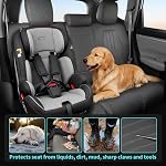 Seat Covers for Honda CRV 2017 2018 2019 2020 2021 2022 EX, EXL, LX, Sport, Touring, Special Edition, Hybrid & Gas, 1:1 Custom Faux Leather Seat Covers Full Set - Grey