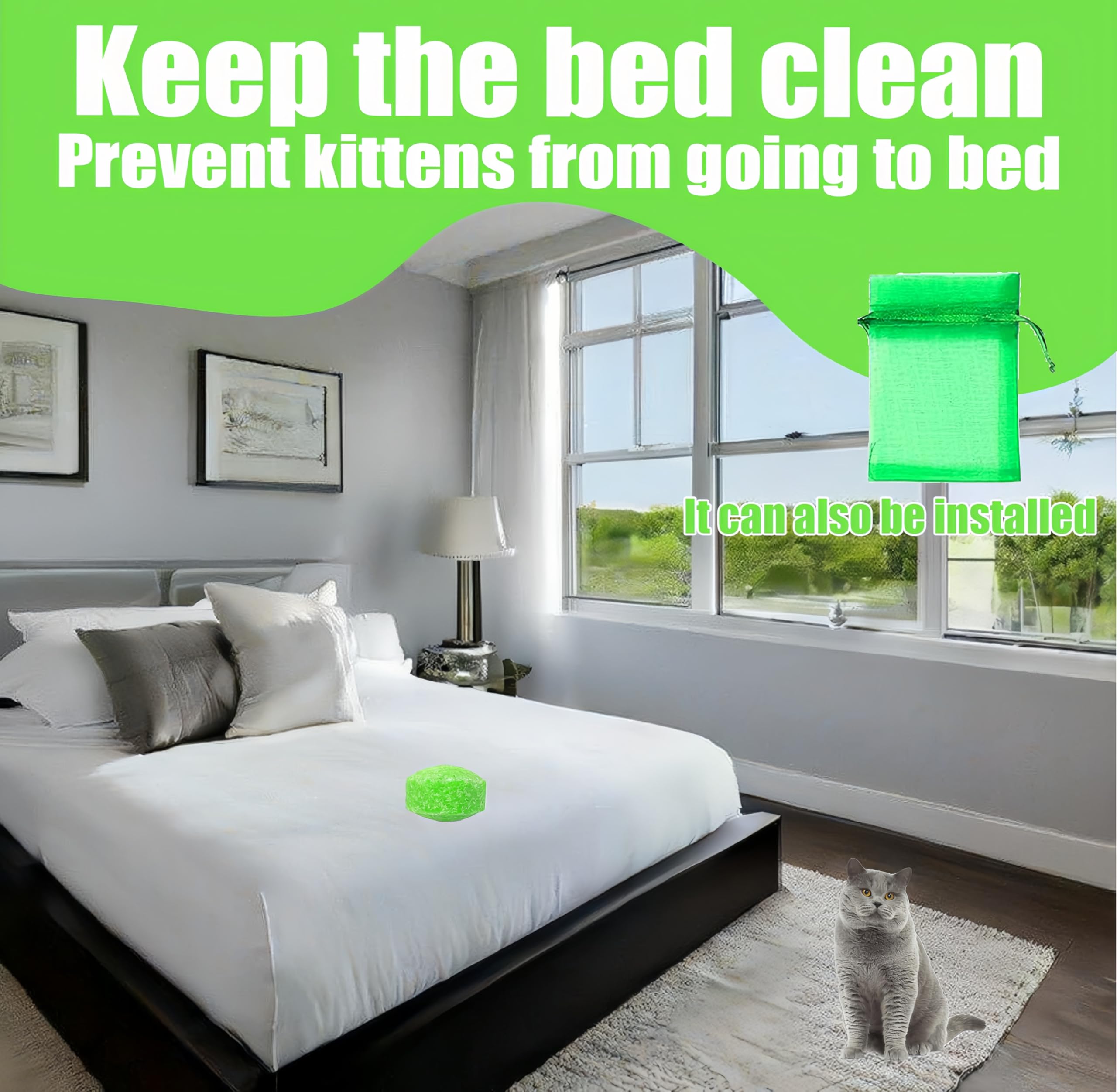12 Sfere Repellenti Naturali per Gatti | Protezione Casa & Giardino contro Gatti & Cani | Con Olio di Menta & Citronella | Sicuro per Animali, Resistente alle Intemperie, Efficace – Set