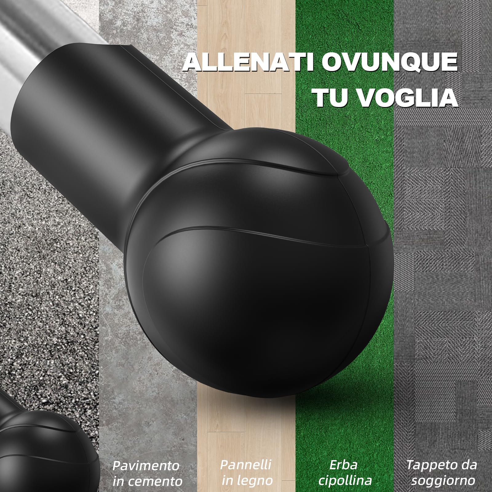 POWER GUIDANCE Mina Landmine Attachment for Barbell – Attachment for Landmine per bar Olympic da 2 pollici, per allenamento a casa, palestra, con piattaforma di fissaggio a barra a T