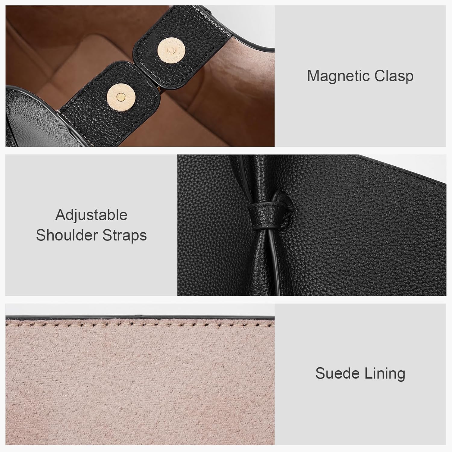 Tote Bag for Women Large Work Bag for Women Trendy Shoulder Bag Luxury Hobo Handbag Top Handle Bag - Image 4