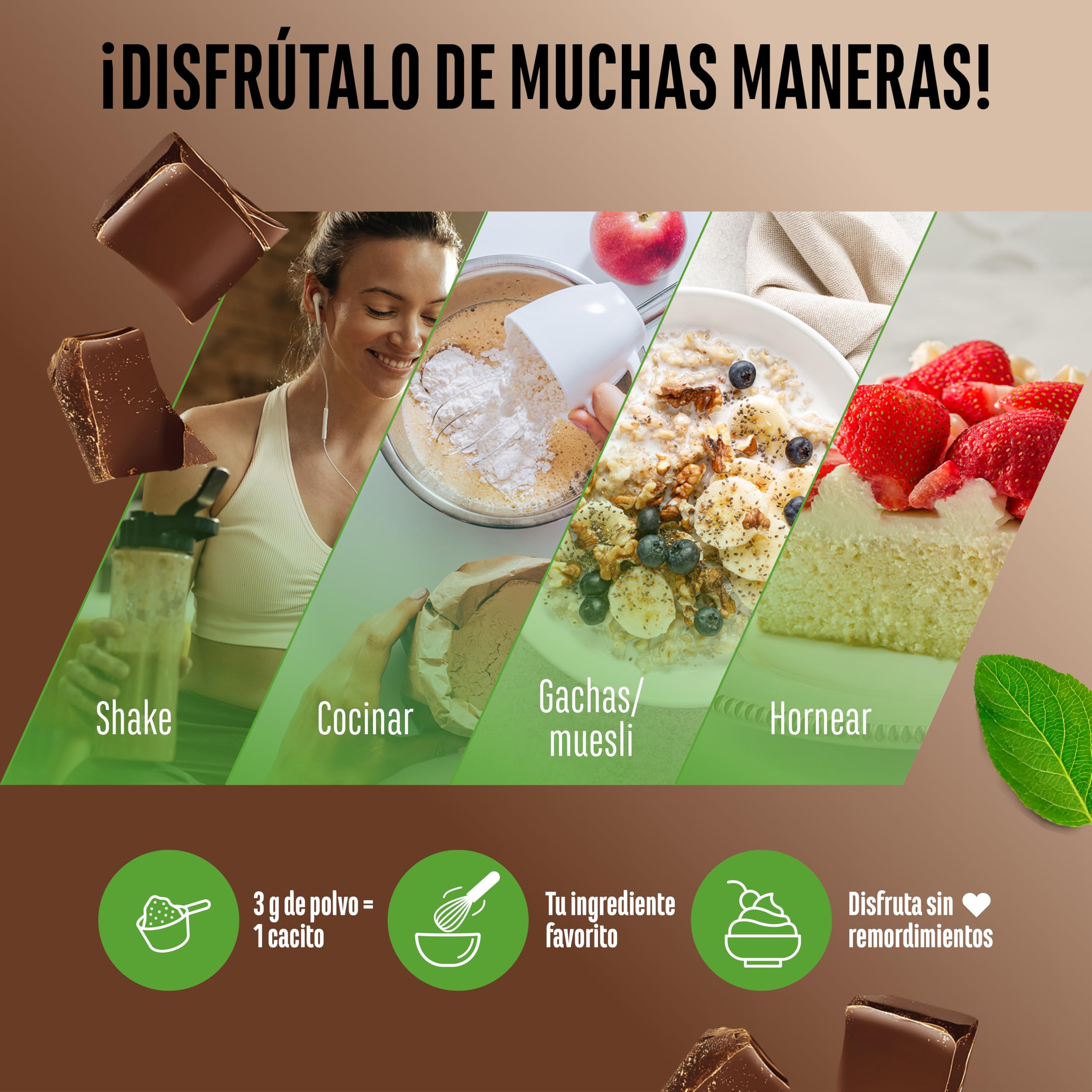 Polvo aromatizante Chocolate con leche - 250 g - Sabor y dulzor deliciosos - Uso versátil para alimentos y bebidas - Polvo aromatizante - FLAVOR CRAFT