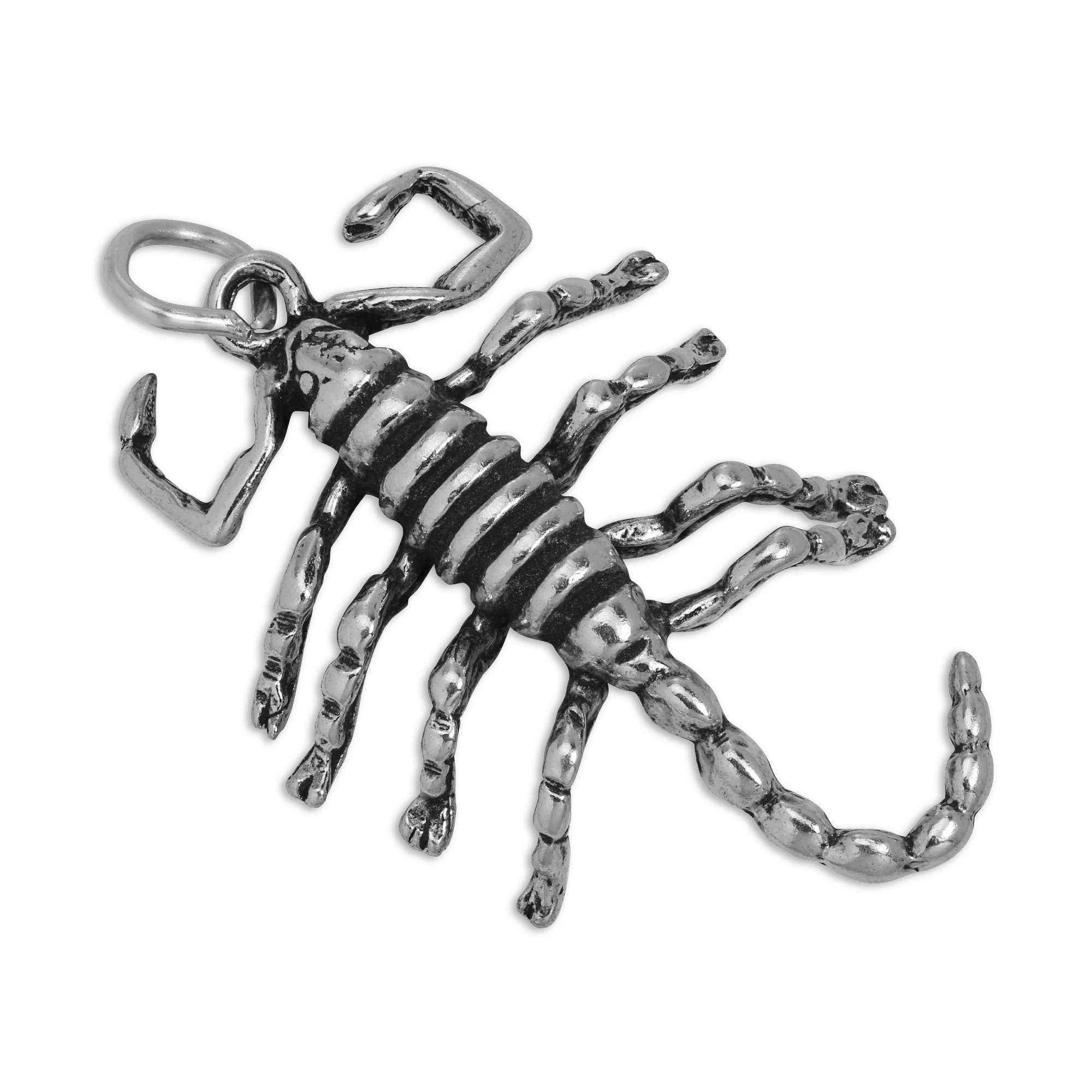 jewelleryboxSterling Silver Scorpio Scorpion Charm