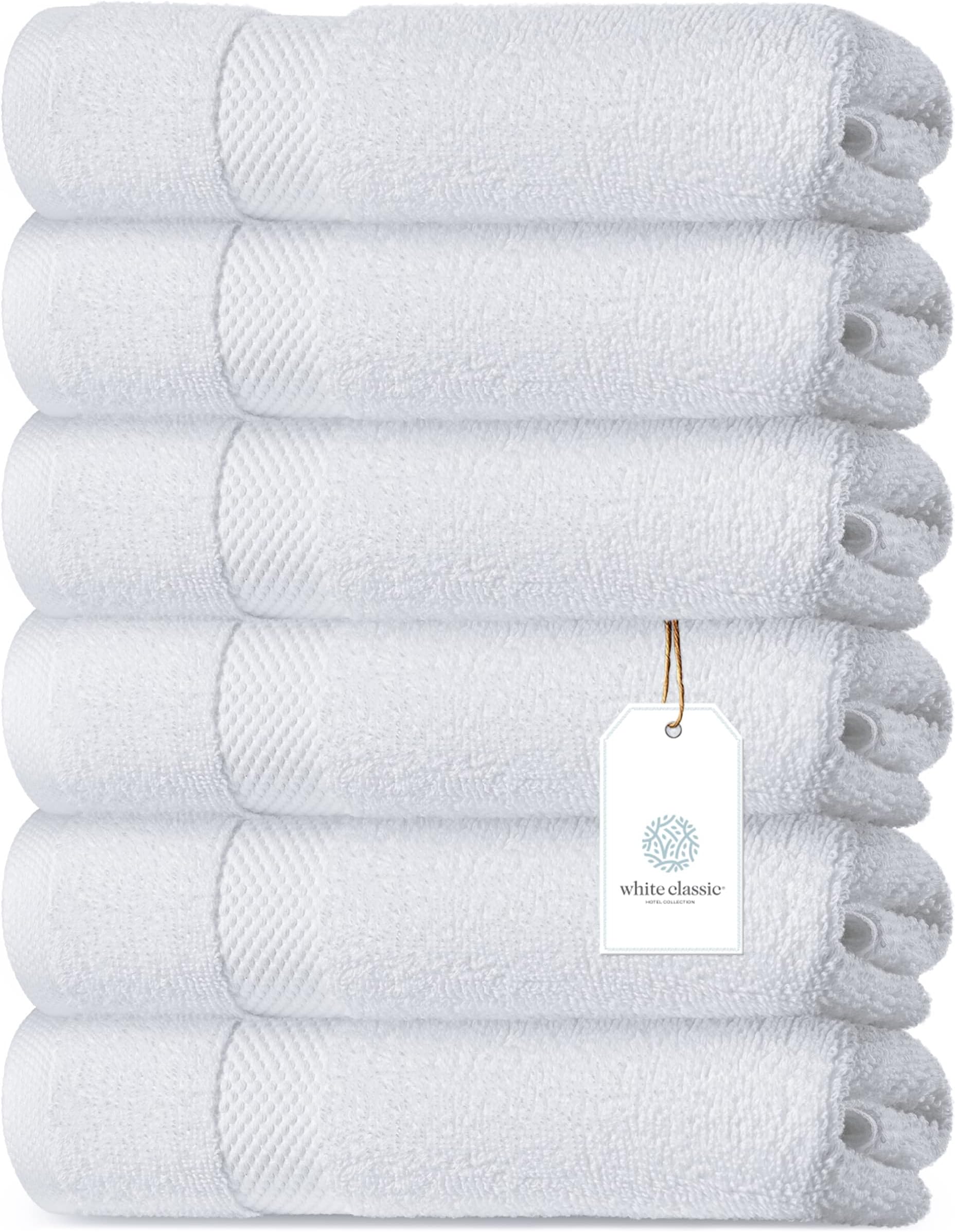 Amazon.com: AmazonCommercial Premium 100% Cotton Bath Towel Mat Set ...