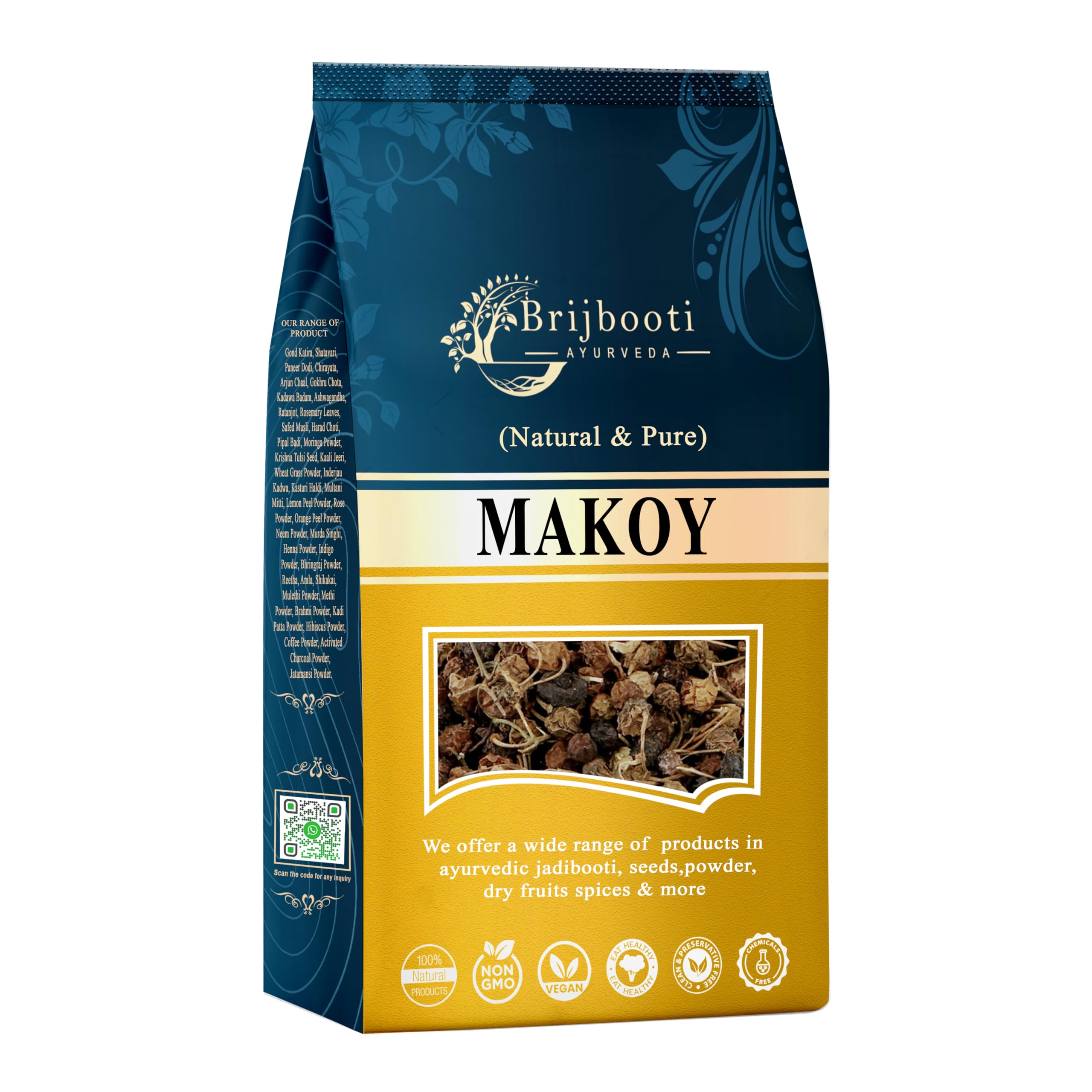Birju Mahavir 1 KG MAKOY - MAKOH -SOLANUM NIGRUM - BLACK NIGHT SHADE (B07W14ZNXM) Amazon Price History, Amazon Price Tracker
