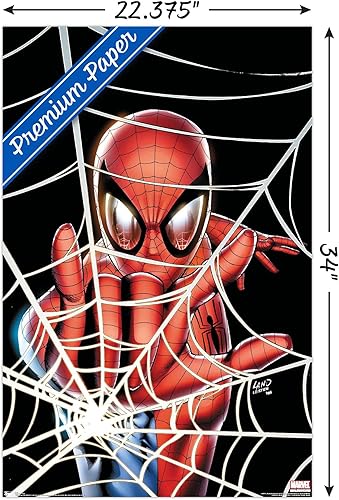 Miniatura 3 de Trends International Marvel Comics - Póster de pared de Spider-Man, 22.375 x 34 pulgadas, versión premium sin marco