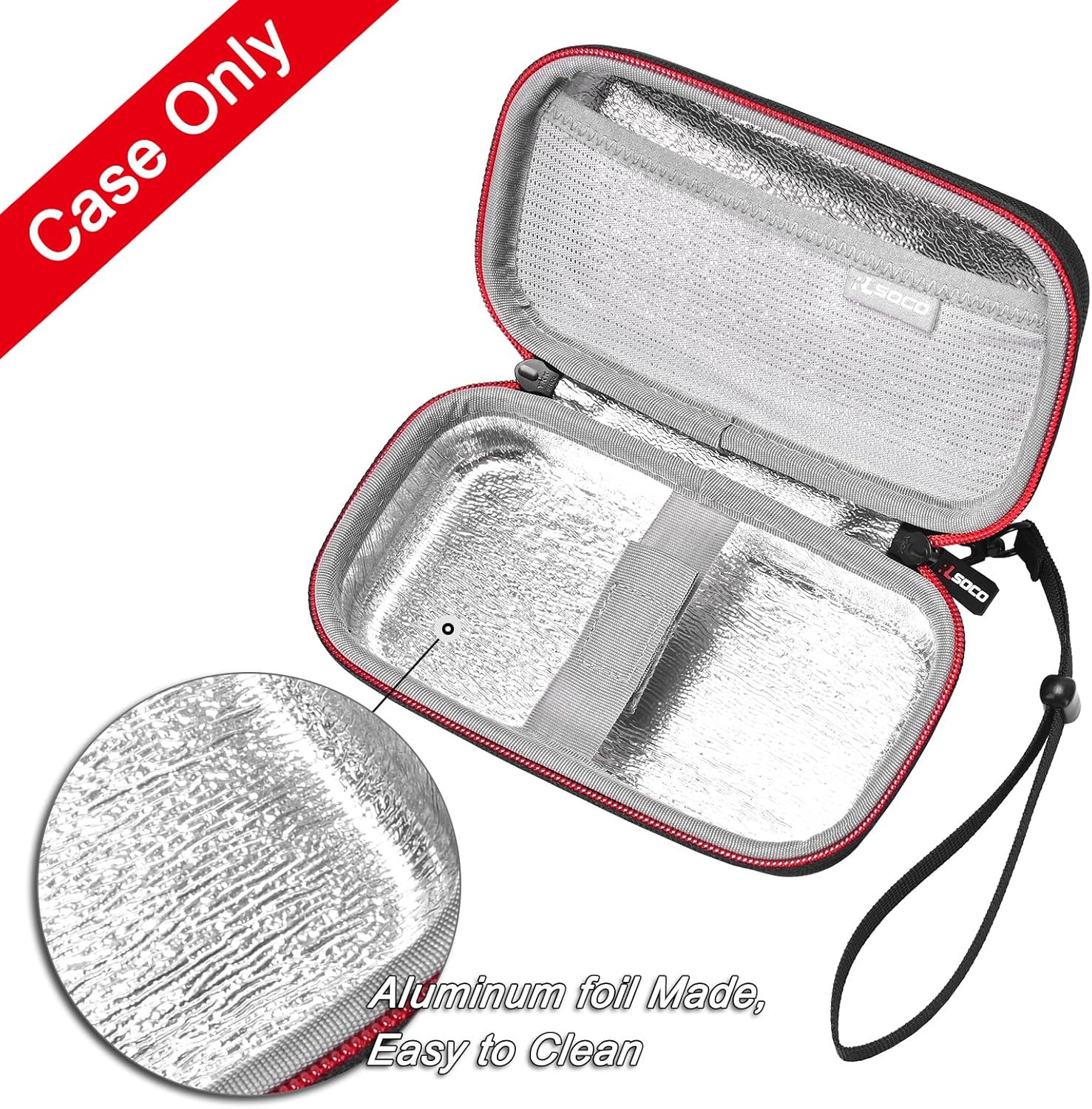 RLSOCO Carrying Case for BAOFENG BF-F8HP PRO/BF-F8HP/UV-82/UV-5R/BF-888S Dual Band Handheld Two-Way Radio (Case Only)