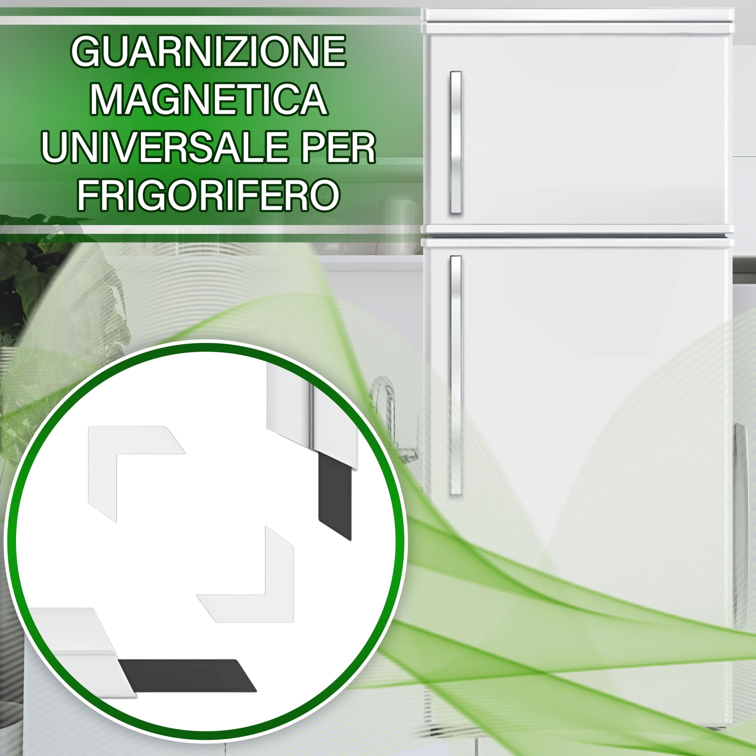 Kit Universale Guarnizione Frigorifero con Сongelatore 1300x700 mm - Garanzia di 5 Anni - MADE IN ITALY - ONIX TECH