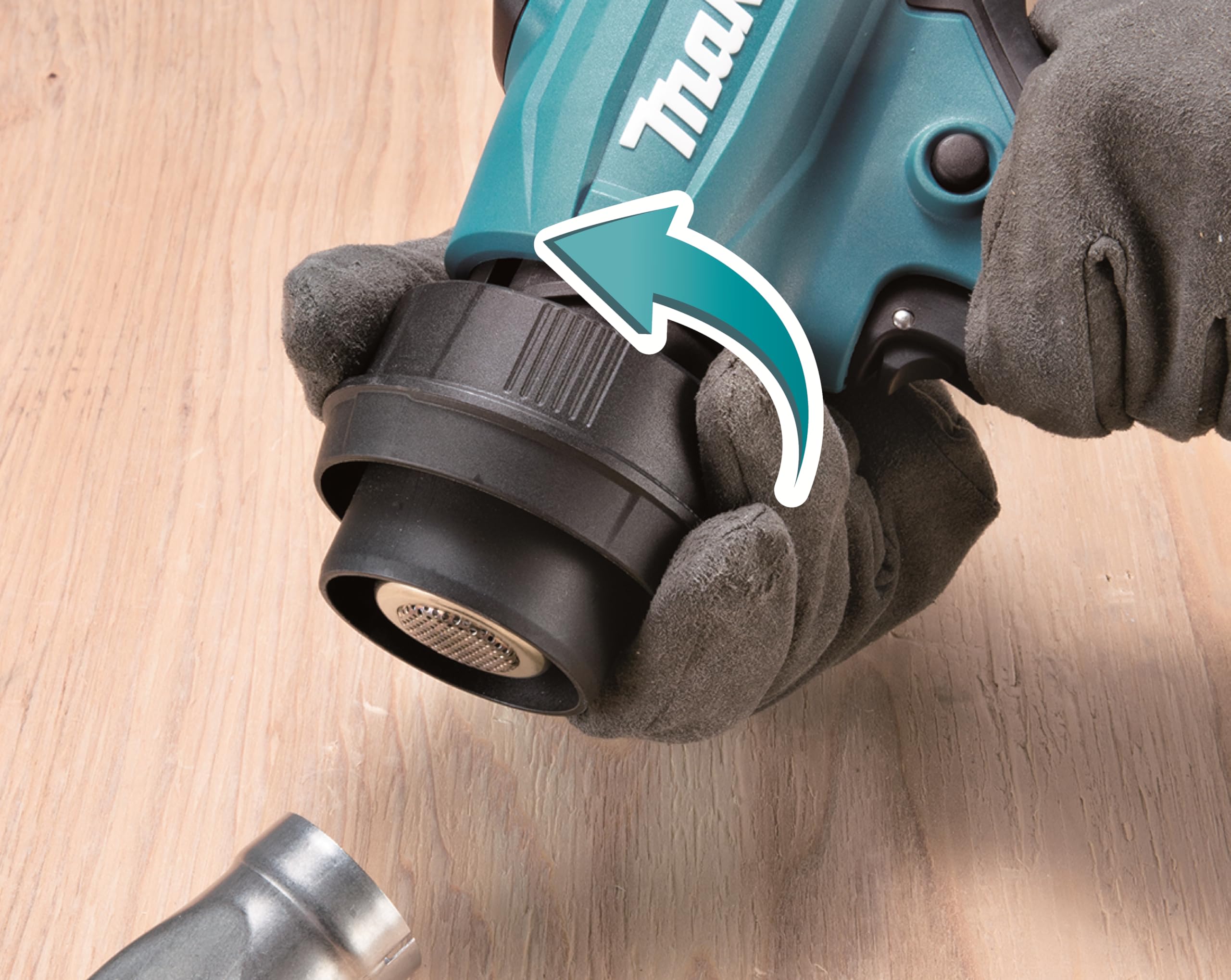 Makita HG001GZ01 Akku-Heißluftgebläse 40V max. im Transportkoffer