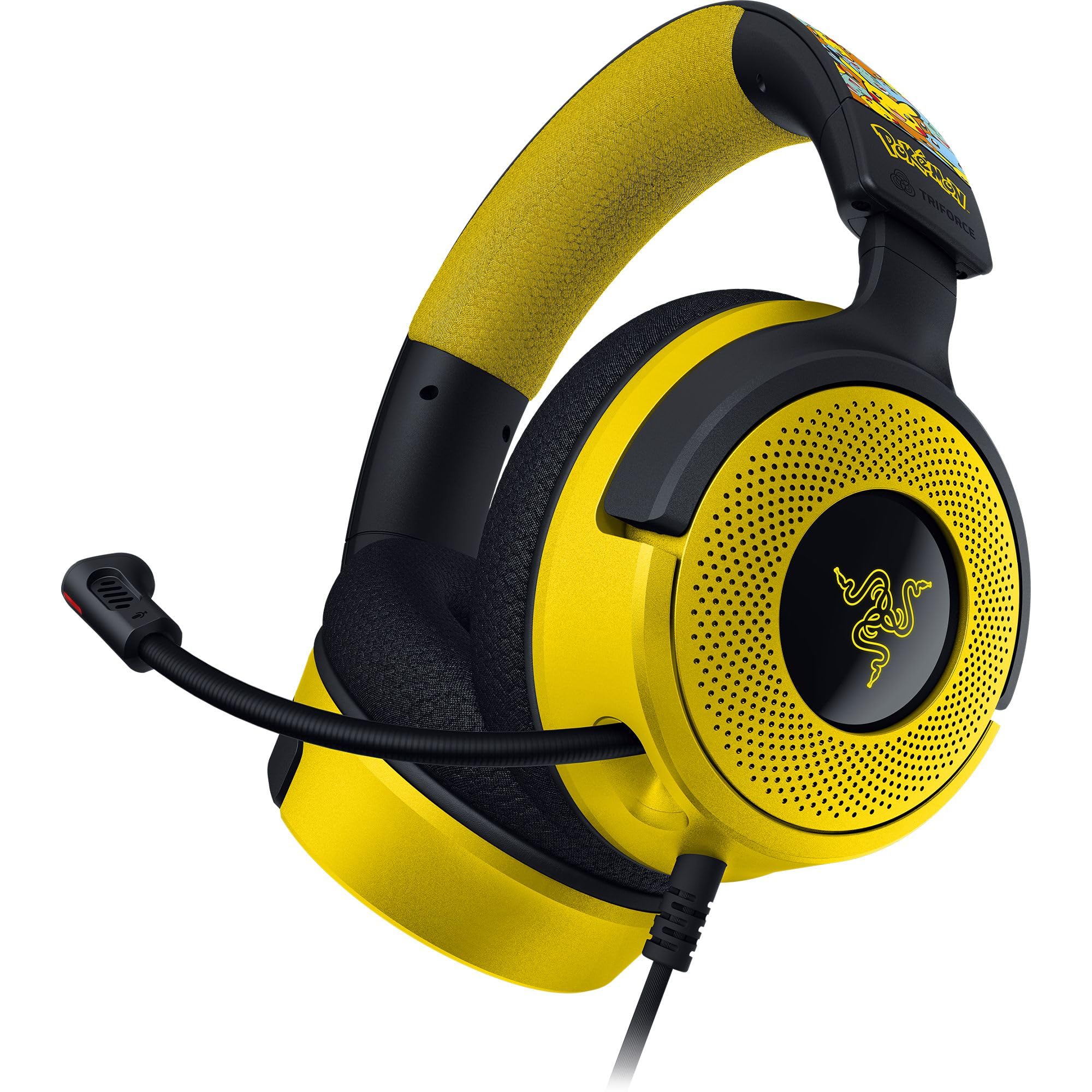Razer Kraken V4 X Pokémon Edition – Cuffie Da Gaming Cablate Con Driver TriForce 40 Mm, Microfono Retrattile E RGB