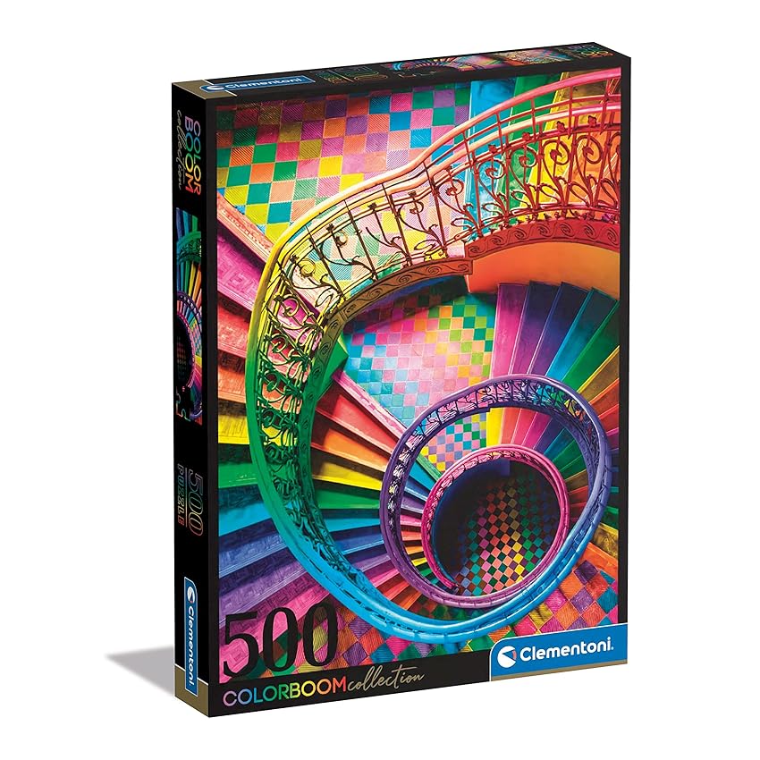 Immagine del prodotto Clementoni- ColorBoom Collection-Stairs-500 Pezzi Adulti, Colori, Puzzle Gradient, Made in Italy, Multicolore, 35132
