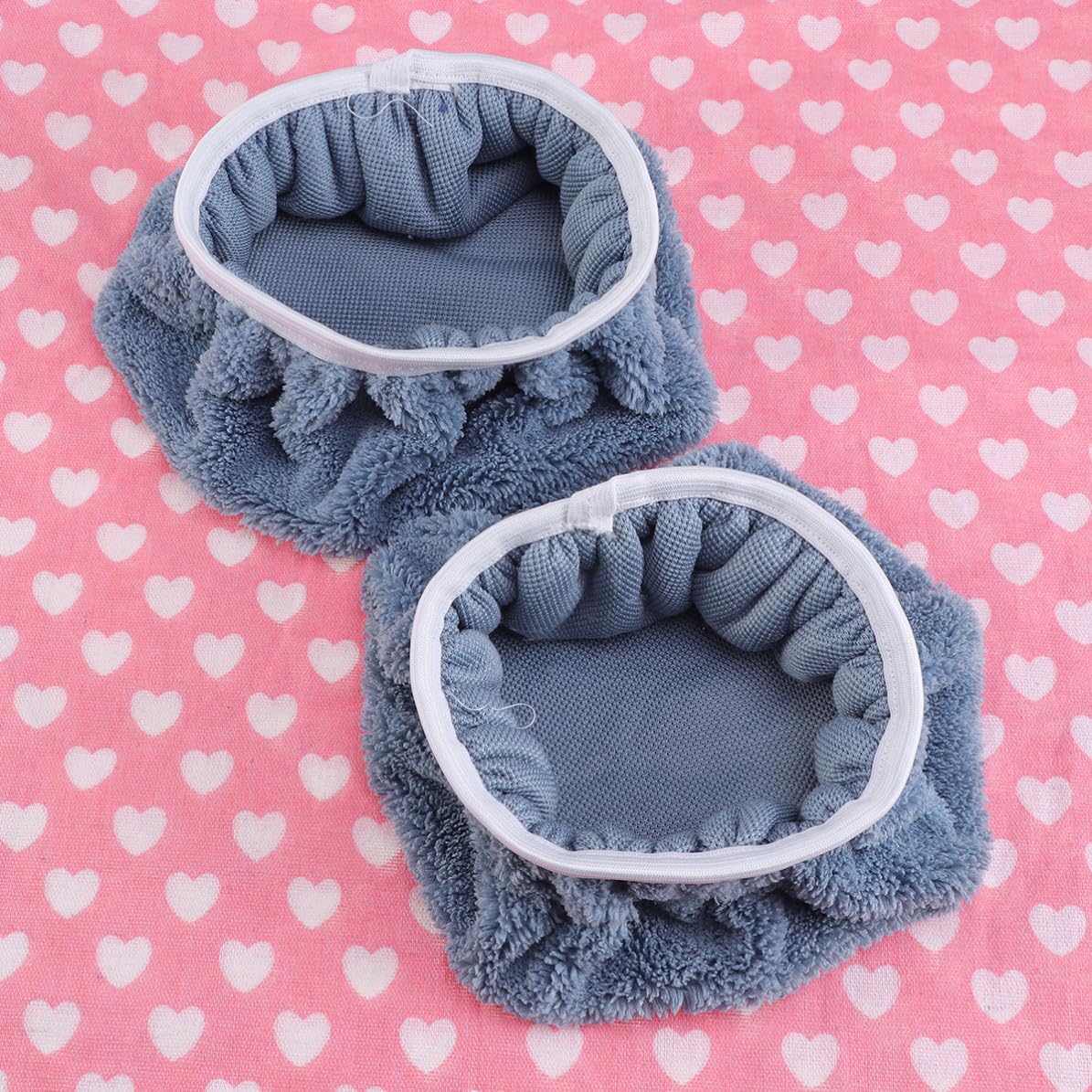 Coral Fleece Bonnet Pads Waxing 9-10 Inch Set Car Polishing 5 Pcs