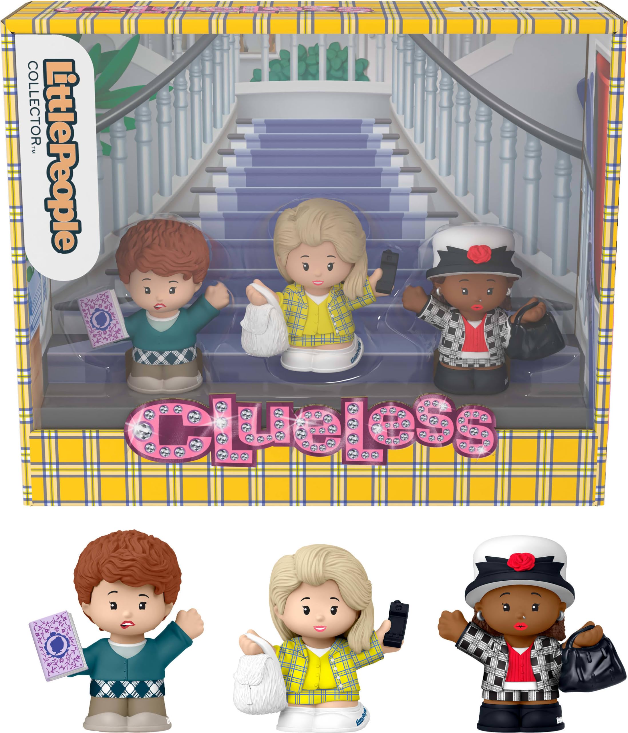 Little People Collector Clueless Movie Special Edition Set for Adults & Fans, 3 Characters in Display Package (Amazon Exclusive)