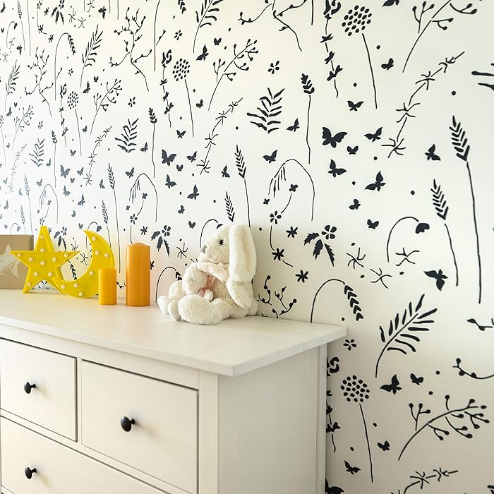 Buy STENCILIT® Meadow Large Stencils for Painting for Wall Painting
