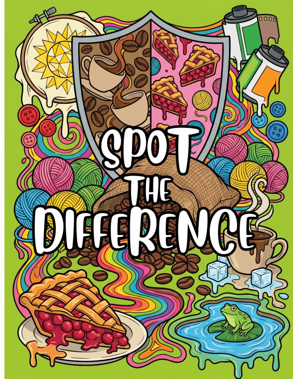 Spot the Difference: Cozy & Colorful: 100 Visual Picture Puzzles for Adults to Boost Brain Health, Focus, and Memory | Find 1, 2, or 3 Differences