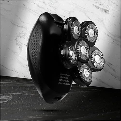 Miniatura 4 de Bally - Afeitadora flotante de 6 cabezales, aseo total con afeitadora flotante eléctrica multifuncional 6 en 1, 6 cabezales, pantalla LED,