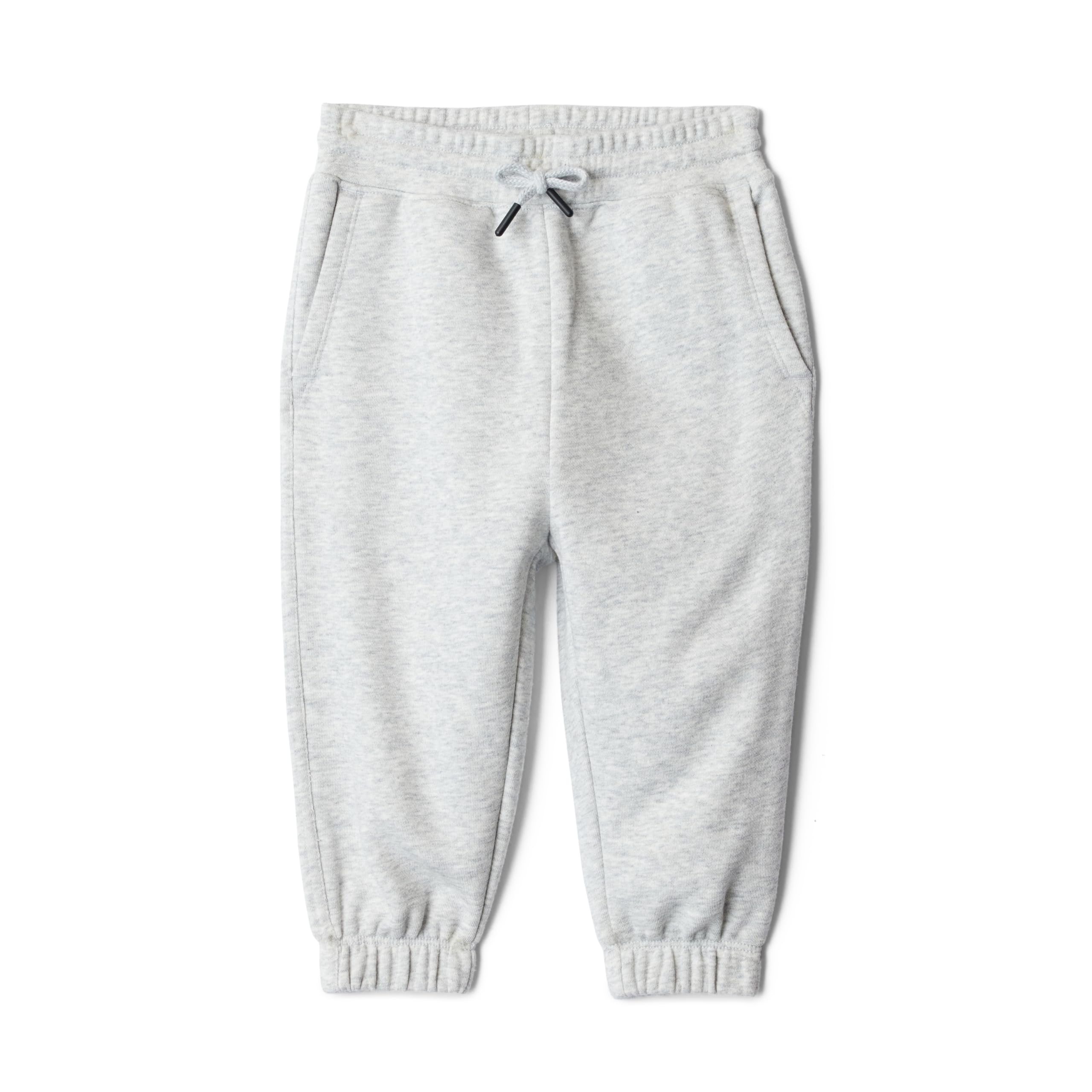 Amazon Essentials Girls' Boys and Toddlers Joggers (Singles), Light Grey Heather, 4T