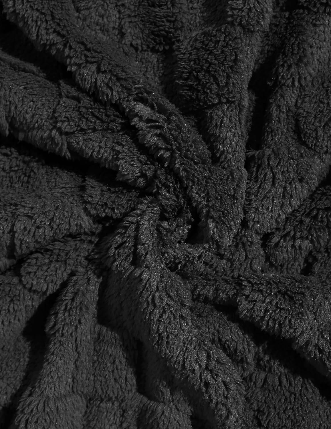 ZAFUL Mens Fuzzy Sherpa Sweatshirt Long Sleeve Fluffy Pullover Cozy Letter Print Fall Winter Warm Tops - Image 8