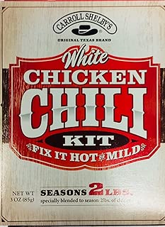 Carrol Shelby's White Chicken Chili Kit 3 Ounce (Pack of 2) - coolthings.us