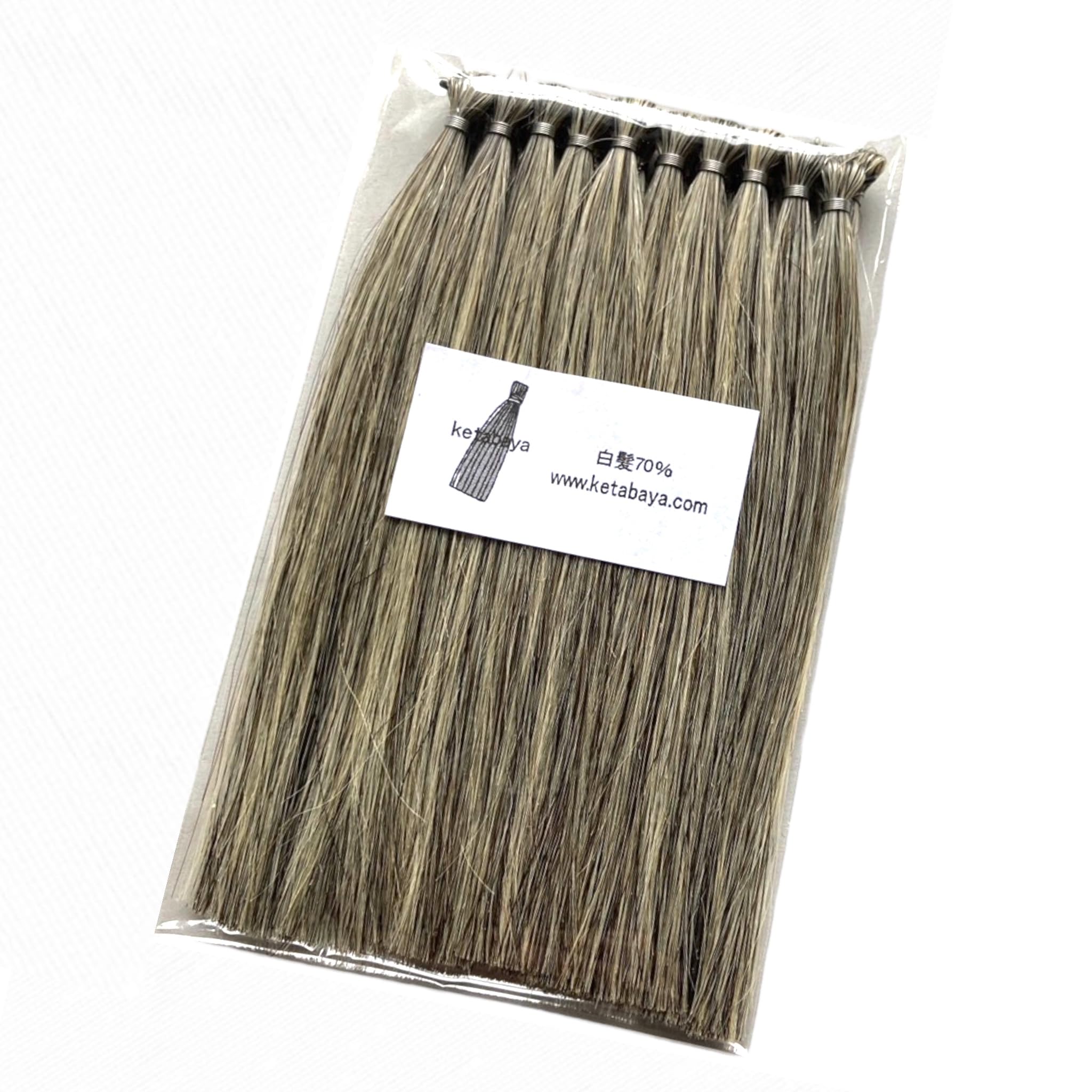 Amazon.co.jp: ヘアカラーテスト毛束 白髪混じり70％20本入