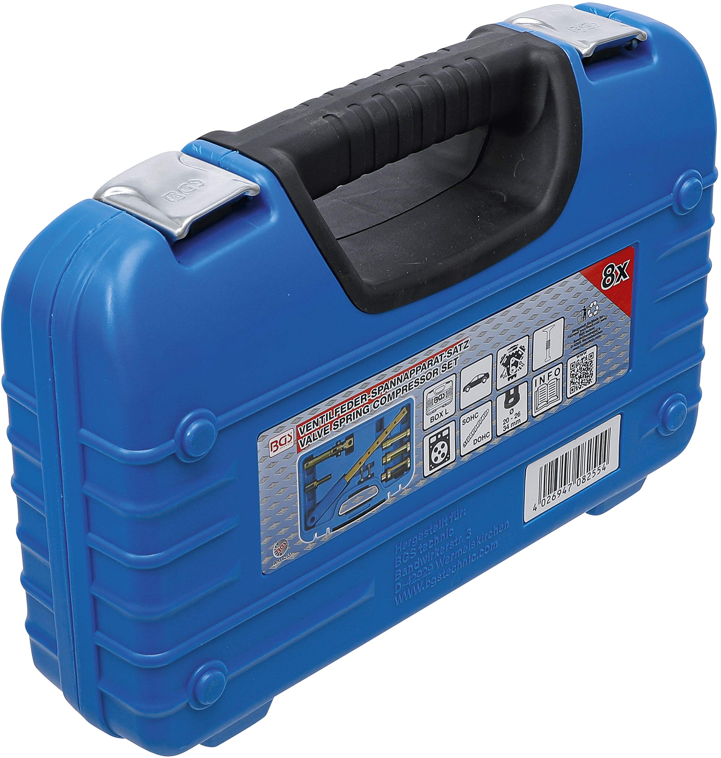 BGS 8255 | Ventilfeder-Spannapparat-Satz | 7-TLG.