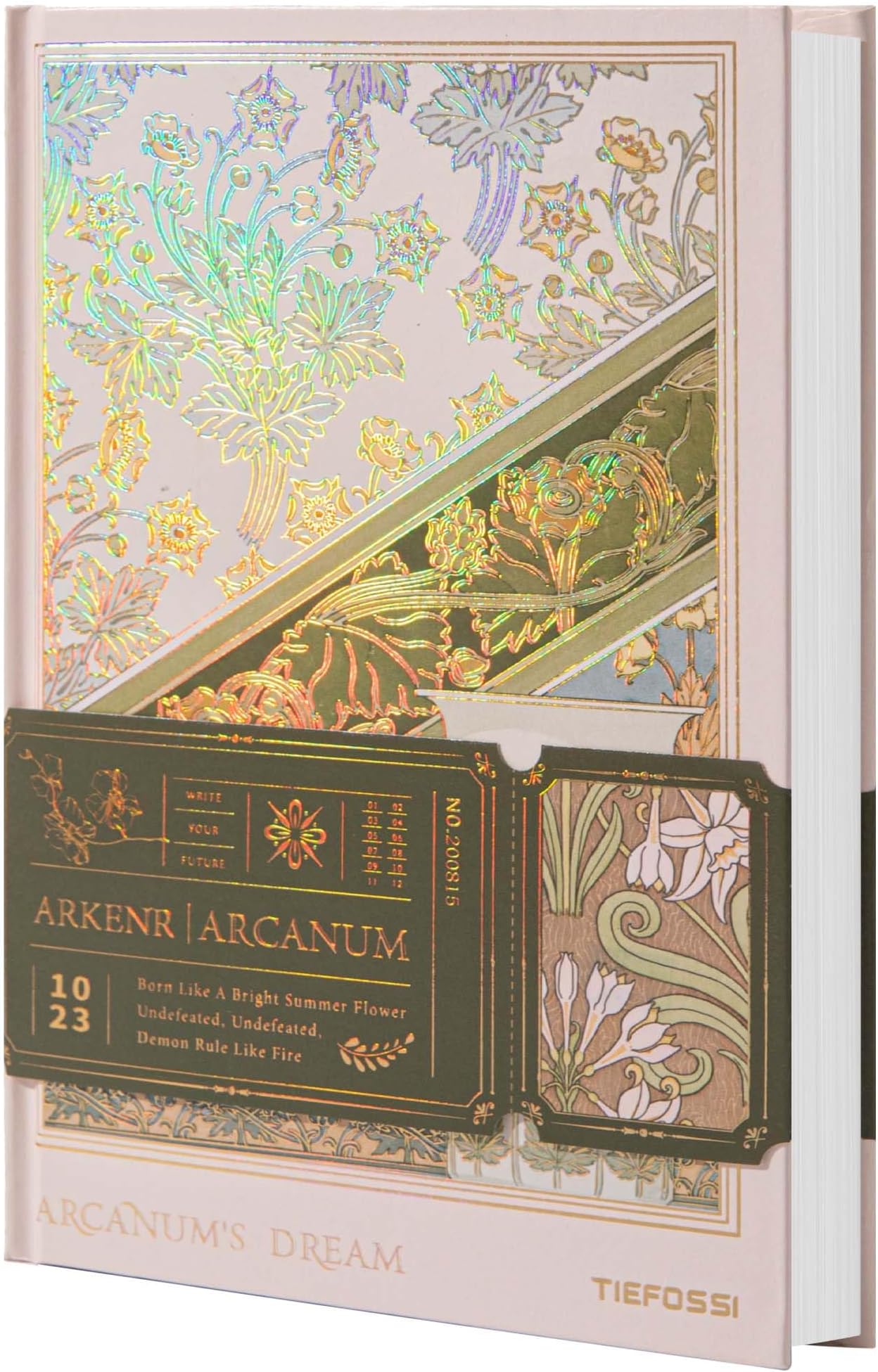 TIEFOSSI Lined Journal Notebook for Women Writing-A5 Hardcover Notebook-Premium 100gsm 224 Pages-Thick Travel journals for writing-College Ruled for Work Organization, Note Taking