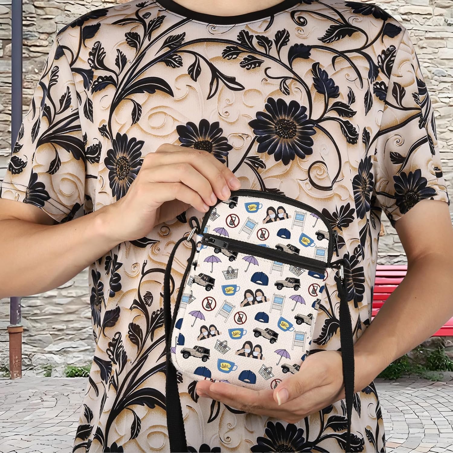 FOTAP Luke's Crossbody Bag Lorelai And Rory Fans Gift Luke's Diner Shoulder Bag TV show Merchandise - Image 3