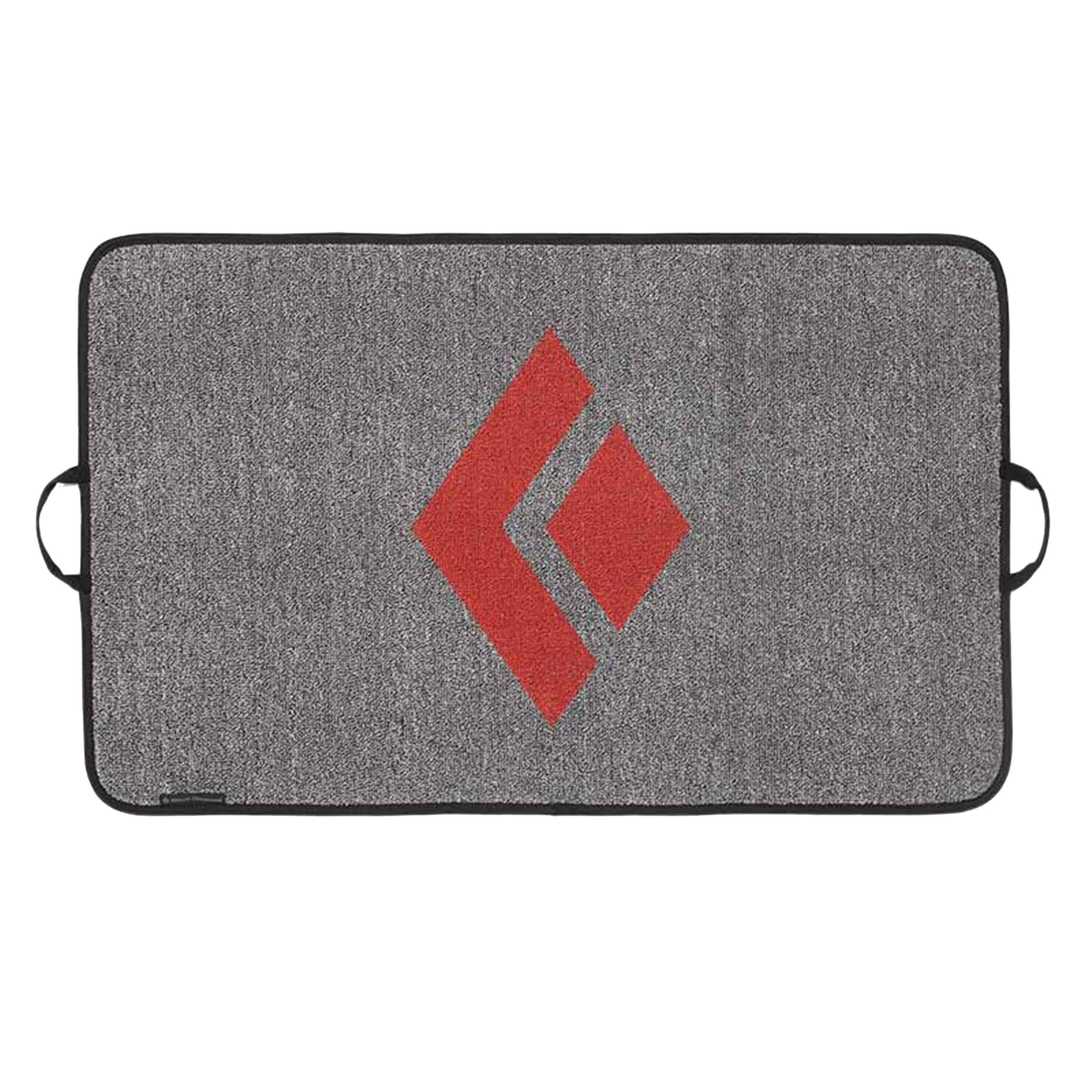 Black Diamond Sitstarter Crash Pad, Portable Climbing Protection with Carpet Swatch, Closed-Cell Foam, 80 x 50 cm, 0.9 kg for Bouldering