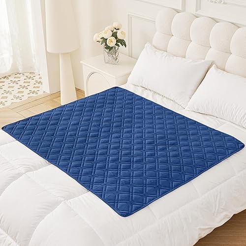 Miniatura 22 de Smiry Funda impermeable para cama de mascota, suave y lavable, para cama, sofá, reversible, perros pequeños, medianos, grandes, gatos, diseño