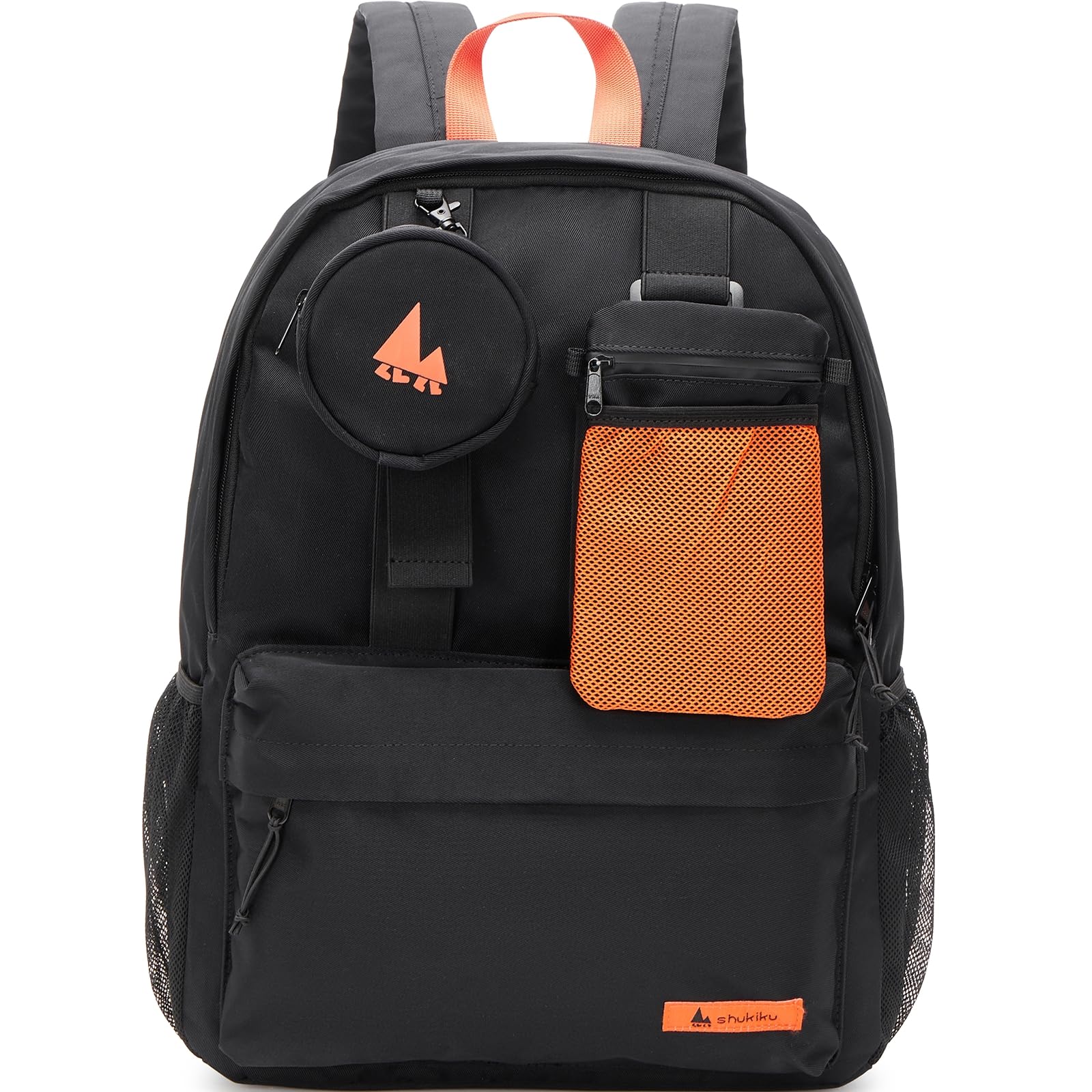 shukiku 15 Inch Cool Backpack for Woman Man, Backpack Funny 3 in 1 Removable, Backpack for College, and Travel, Casual Daypack, Black Large