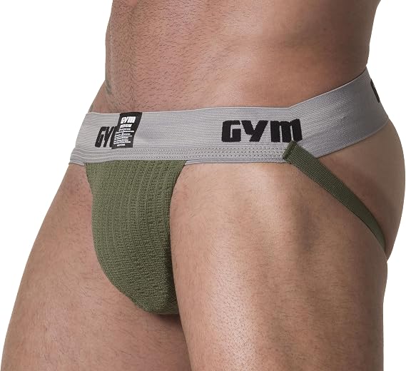 Gym Workout Jockstrap with 2 Waistband